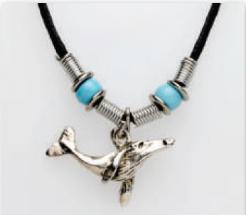 village-square-brass-marine necklace-whale-2-beads-jewelry-handmade